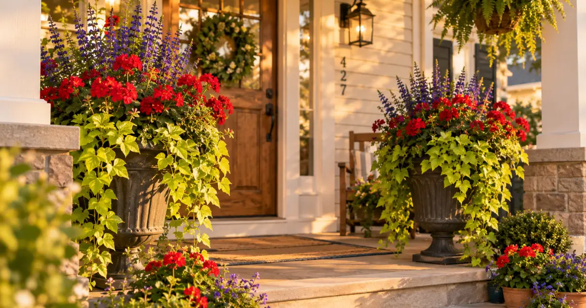front porch flower ideas